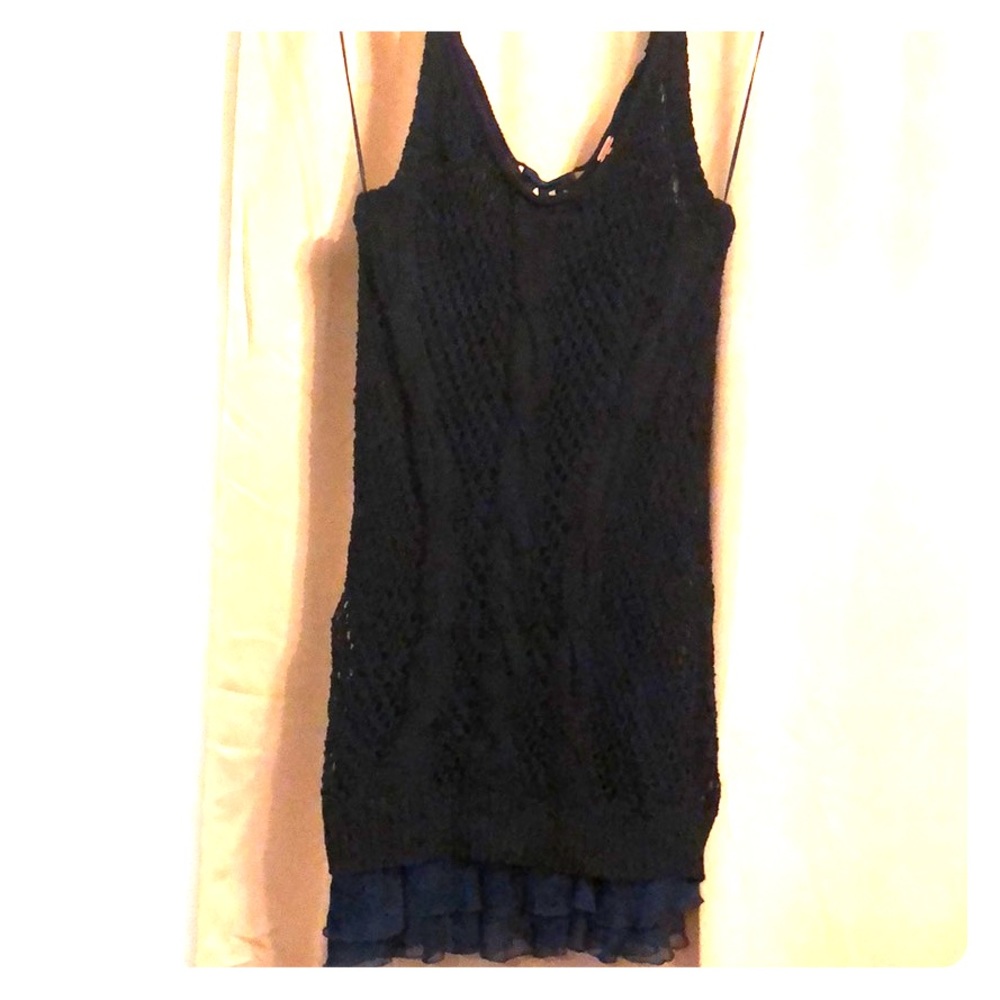 Free People Loose Knit Tunic with Full Lining